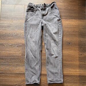 Abercrombie & Fitch the 90s straight ultra high rise curve love 4short